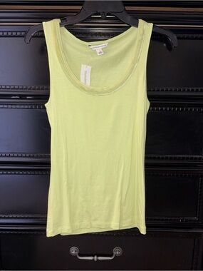 NWT Banana Republic Green Scoop Neck Tank Top